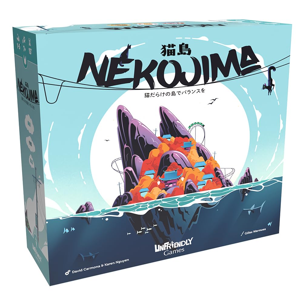 Hobby Japan Nekojima Japanese Version 15 for Ages 7 and Board Game (1-5 Players, Minutes, Up)