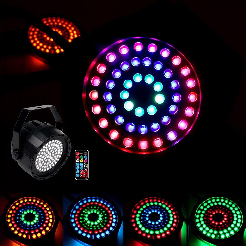 78 Led Stage Light DMX Control RGB Par Disco Strobe Light DJ Sound Party Lights Effect Lighting Party Holiday Pub Wedding Lights
