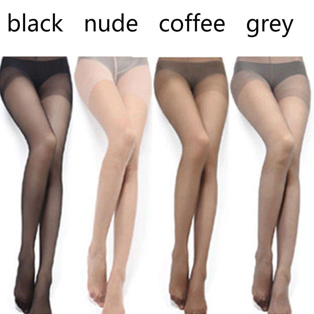 Thin Women Sheer Tights Stocking Panties Pantyhose 4 Colors Long Stockings Nylon Sheer Stockings