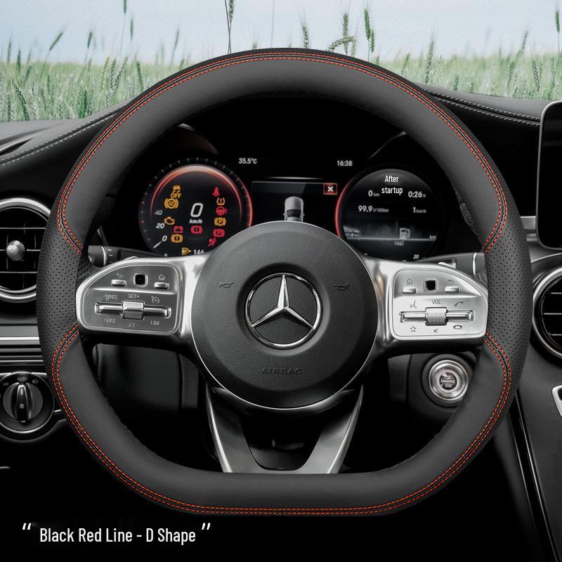 Чехол на руль Mercedes: Подходит для C260L, C350eL, E300L Sport, CLA220 AMG и C200L