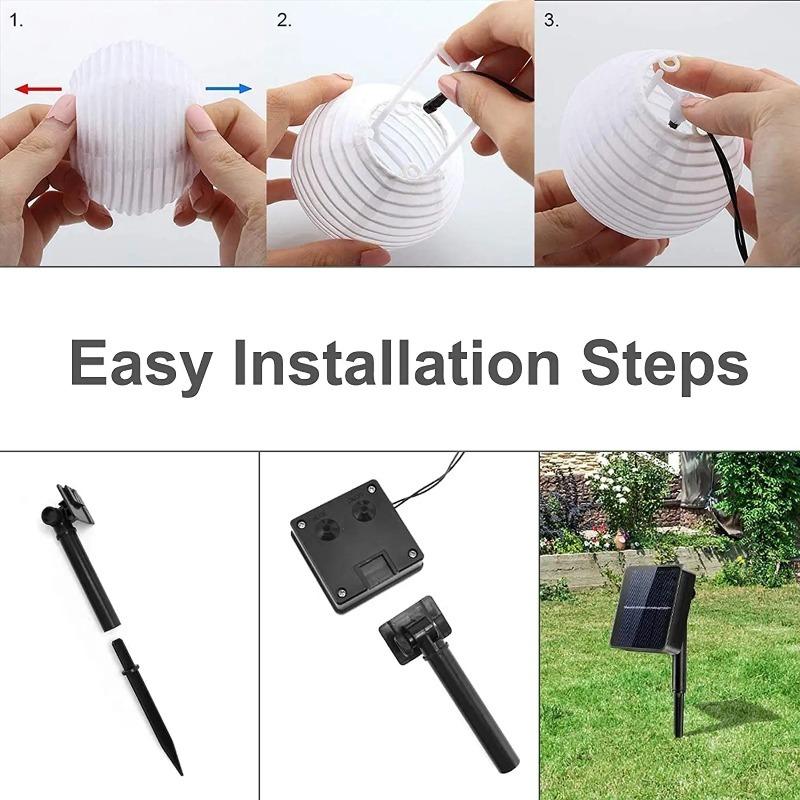 Водонепроницаемый фонарь, гирлянда, 6,5 м, 30 светодиодов, уличная лампа на солнечной энергии, Рождественская гирлянда для прополки, домашний садовый декор