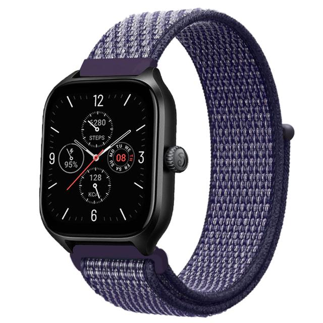 20 мм 22 мм Нейлоновый ремешок-петля Для Amazfit GTS 4/3/3pro/2e/GTS 2 Mini/GTR 4 47 мм/GTR 2/Stratos 2 3 Ремешок Для Amazfit Bip 3 Pro Correa