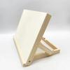 1pc Portable Wooden Easel - Foldable Desktop Art Stand with Inclined Writing Board, Ideal for Sketching & Painting