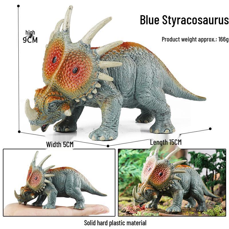 Dinosaur Model Set: T. Rex, Spinosaurus, Mosasaurus, Stegosaurus, Triceratops Cognitive Toys