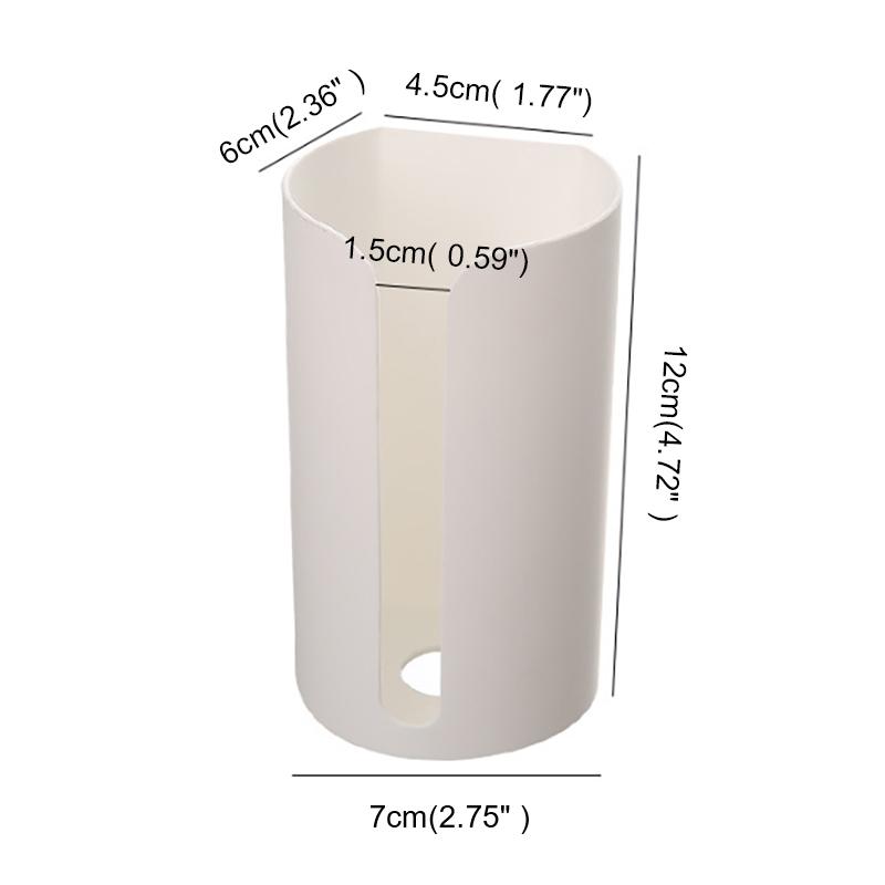 Настенный пластиковый мешок для мусора без гвоздей, держатель для мешка для мусора, ящик для хранения, контейнер с ватным тампоном для дома, кухни, ванной комнаты