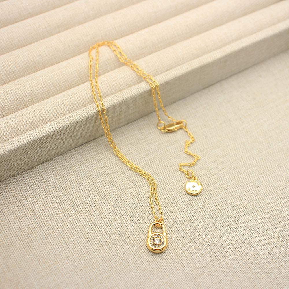 Роскошный женский медный ювелирный набор с золотым покрытием: Ожерелье & браслет