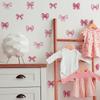 Cartoon Bow Bedroom Living Room Home Wall Background Beautification Decoration Wall Stickers