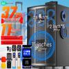 Портативная Bluetooth-колонка для K-караоке Soaiy SA-X77 (15-дюймовый) Китайская вилка (адаптер в комплекте)