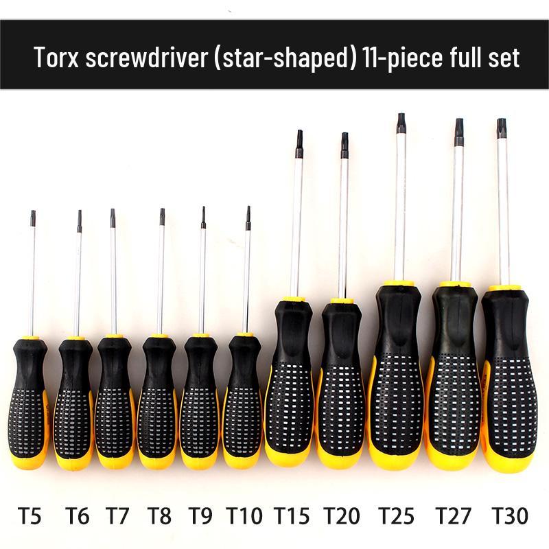 Набор шестигранных отверток в форме звезды с цветком сливы с отверстием T6-T30