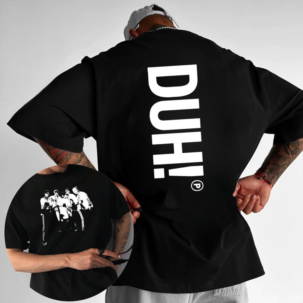 Лето 2025 Корейская группа P1Harmony Футболка с принтом Короткий рукав Мужская хлопковая футболка Модная повседневная уличная одежда