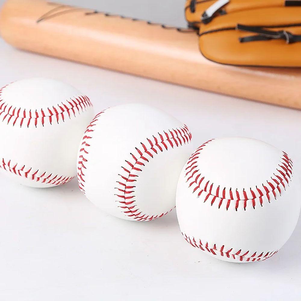 1Pcs Soft Hard Sports Baseball Rubber Inner Training Baseball Handmade Baseball  for Adults Children