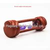 Children's Creative Red Wooden Hourglass Timer with Sand Glass Ornament