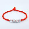 Женский простой модный браслет на удачу, красная веревка, ручная цепочка для девочек, ювелирный подарок, браслет на удачу мира