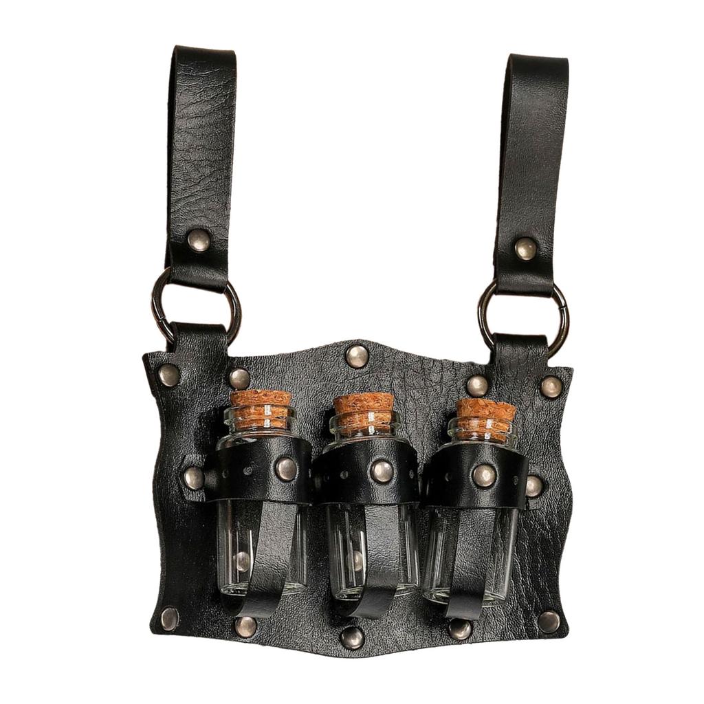 Реквизит для ведьм эпохи средневековья эпохи Возрождения, волшебные зелья ручной работы, поясные мешочки для костюмированного мероприятия