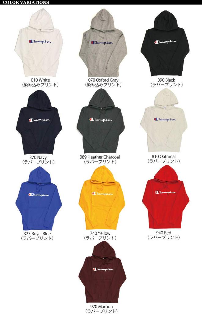 Толстовка с капюшоном флисовая стандартная толстовка с логотипом королевского синего цвета S [Champion] (Старая модель) C3-J117 Мужской