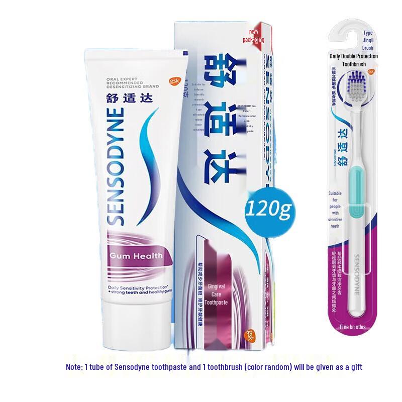 Набор Sensodyne Gum Care для чувствительных десен: зубная паста и зубная щетка