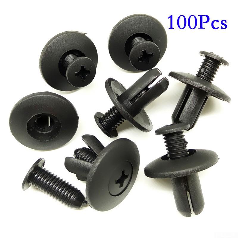 Пластиковые зажимы для крепления, винт, автомобильное крыло, универсальная пряжка, фиксированные кнопки, аксессуары, бамперы