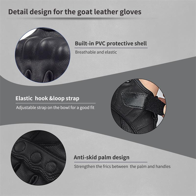 Мотоциклетные перчатки из козьей кожи для мужчин и женщин с сенсорным экраном, мотоциклетные перчатки для силовых видов спорта, перчатки для верховой езды