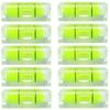 10Pcs Mini Bubble Spirit Level 10X10X29mm Square Levels for Wall Frames Art Displays Picture Hanging RV Tripod Measuring
