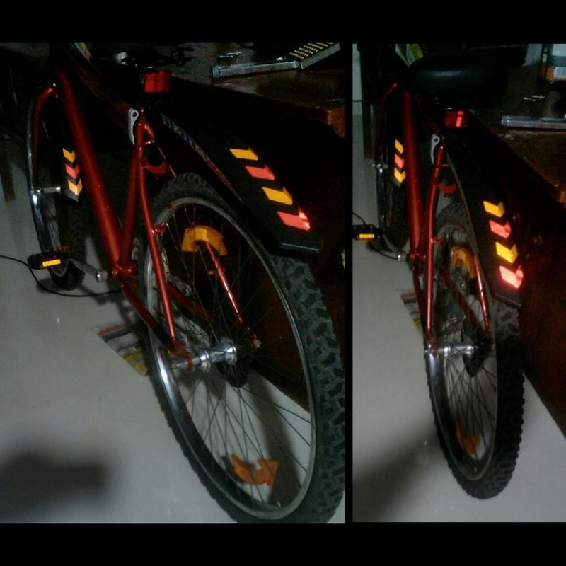 Универсальные предупреждающие наклейки на кузов автомобиля, светоотражающие полосы, клейкие