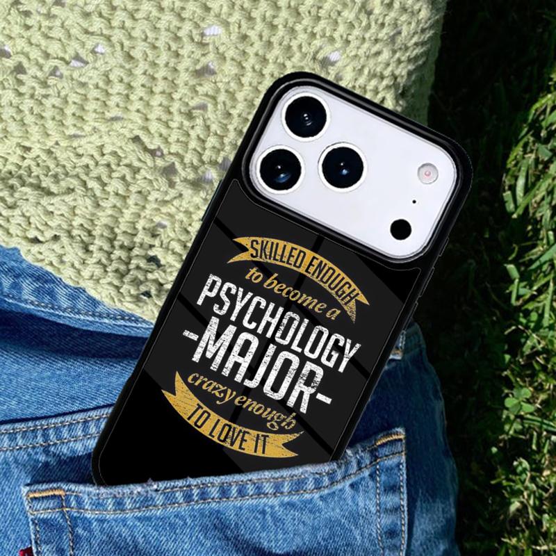 Потрясающий Чехол для Телефона Профессия Психолог Психология для IPhone 11 12 13 14 15 16e 17 Pro Max Coque для IPhone 17 Air