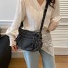 Retro denim bag women's new fashion commuter tote bag casual simple large capacity one-shoulder crossbody bag trend