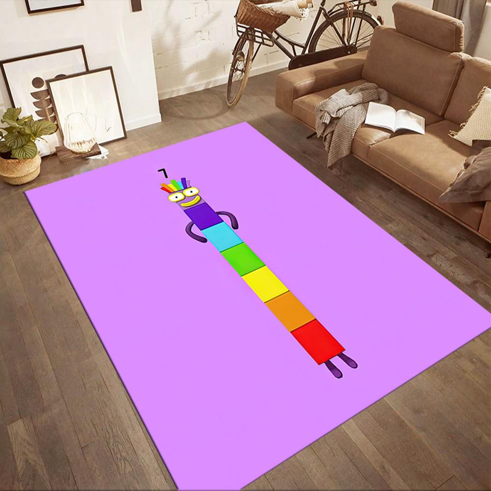 Numberblocks Floor Mat Design for Kitchen Dining Room Entryway Decorate room Antislip Carpet Decorate Offices Gift for Festivals