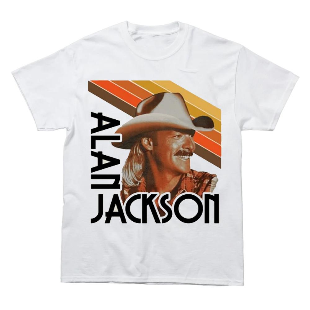 New Alan Jackson Retro T Shirt Men Women All Size S to 5XL Unisex T-Shirt