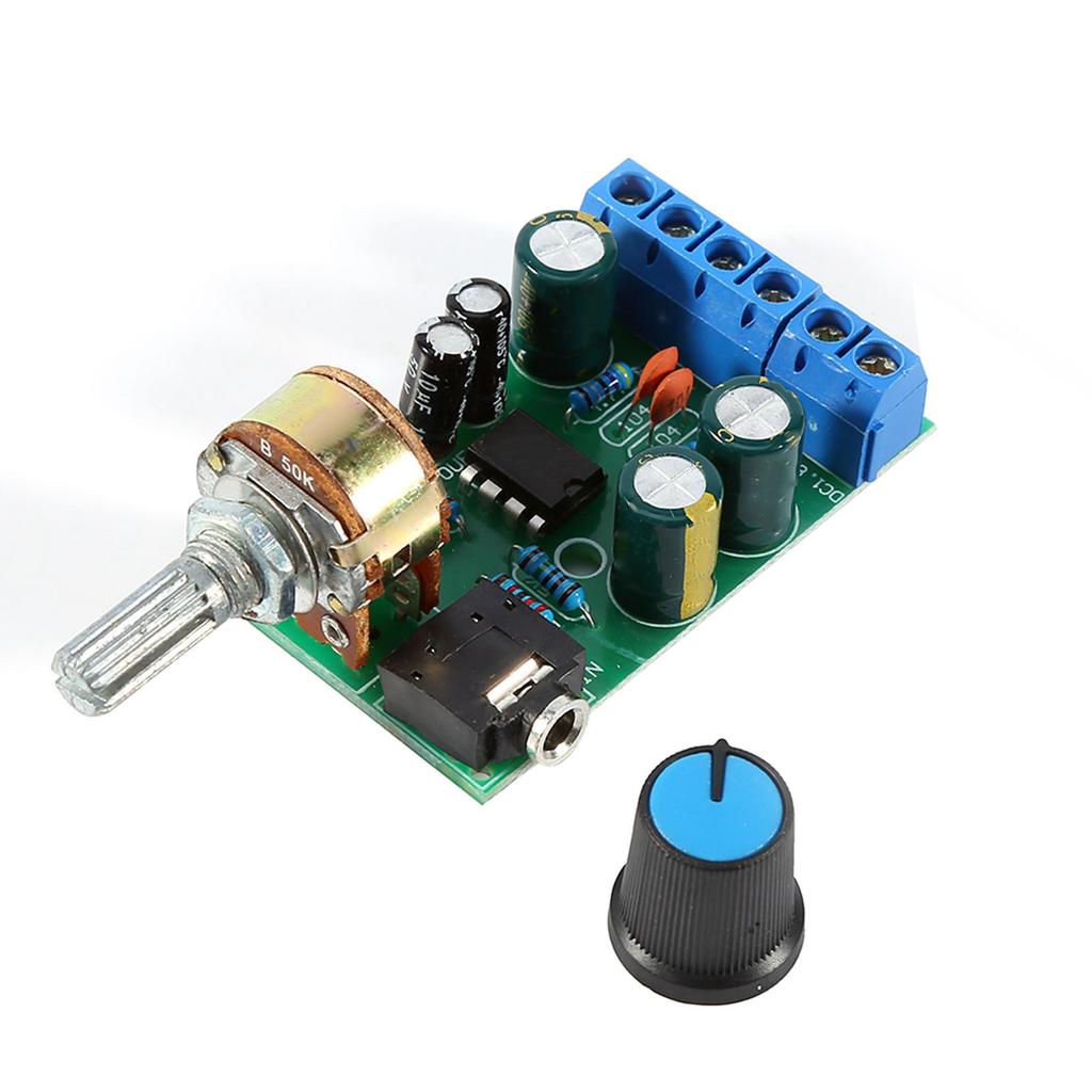 DC1.8 12V TDA2822M Amplifier 2 Channels Stereo 3.5mm AUX Audio Amp Board Module