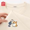 MINISO Мужская повседневная футболка с коротким рукавом из чистого хлопка