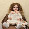 55 см Reborn Baby Princess, мягкие силиконовые куклы всего тела, гибкие, мягкие на ощупь, вьющиеся волосы, модная кукла для девочек, подарочная игрушка