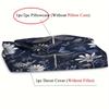 2/3Pcs Dragonfly Floral Pattern Bedding Set (1 Duvet Cover + 1/2 Pillowcases, Without Core), Soft And Comfortable Bedding Set