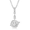 Cute Carrot Bunny Pendant Original 925 Sterling Silver Flower Skull Turtle Animal Heart Shape Pendant Necklaces Jewelry Making for Women Fashion