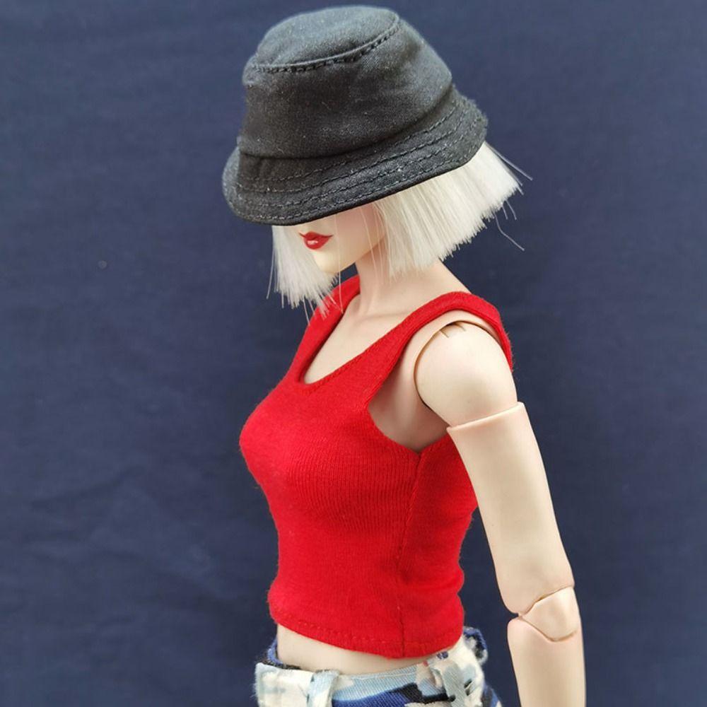 30cm Female Soldier Vest 10 Colors Trendy Clothing Casual Tank for For 12" Action Doll
