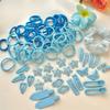 80Pcs Sweet Hair Accessories Set Macaron Elastic Hair Bands Scrunchies Hair Ties  for Women Girls