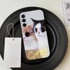 Чехол для телефона "Удивленный кот" для Samsung Galaxy A73, A72, A71, A70, A53, A52, A51, Другие Мягкий черный чехол