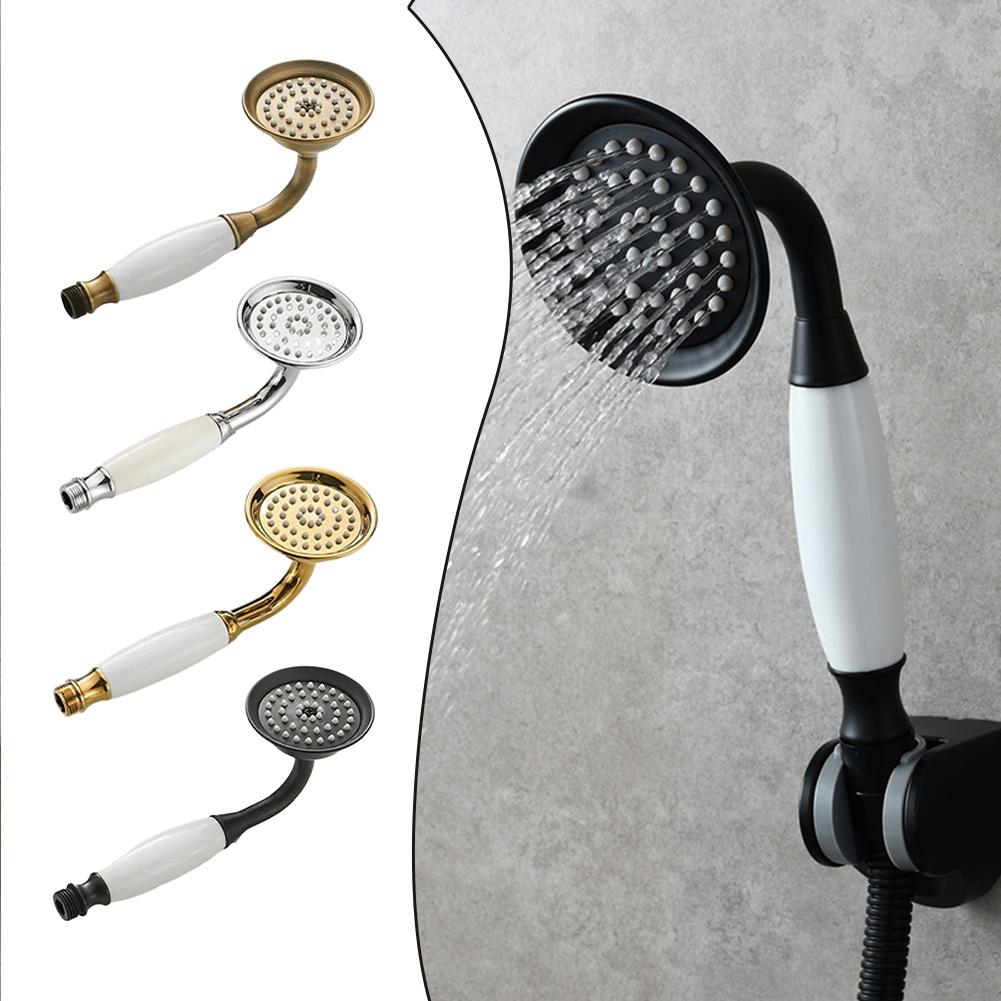 Handheld Shower Head Solid Brass Construction Timeless Design Shower Experience