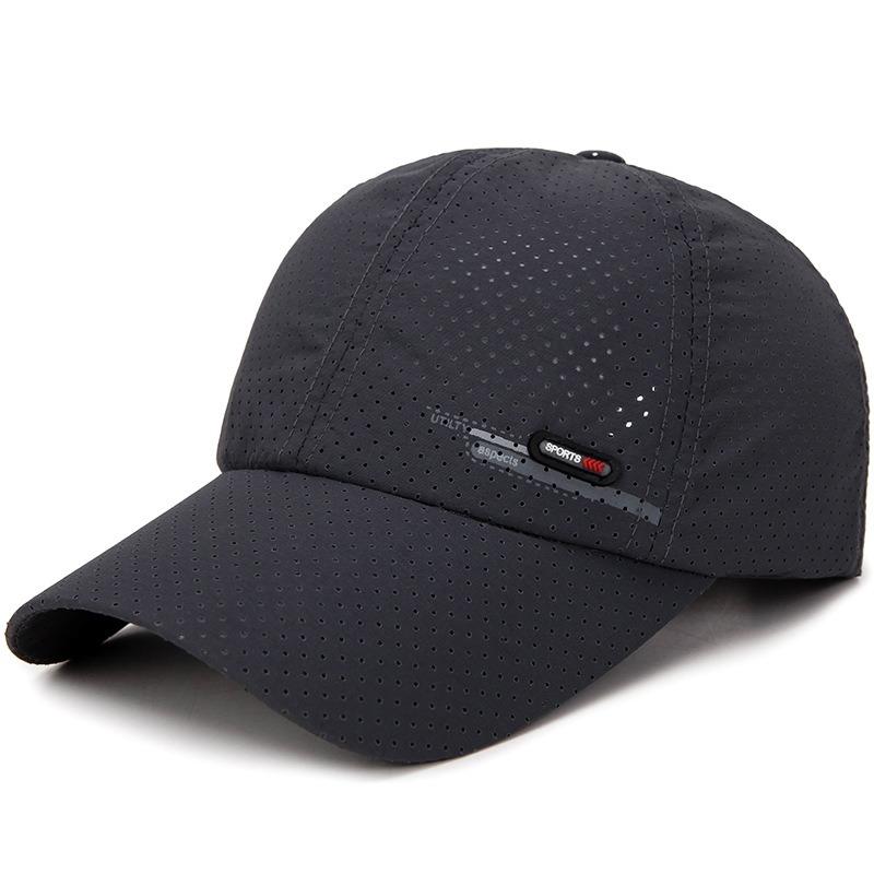 Breathable Perforated Quick-drying Cap Men's Fishing Sun Protection Baseball Cap Cycling Travel Sports Cap