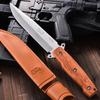 Outdoor Camping Knife High Hardness Sharp Straight Knife Portable Knife Fruit Knife