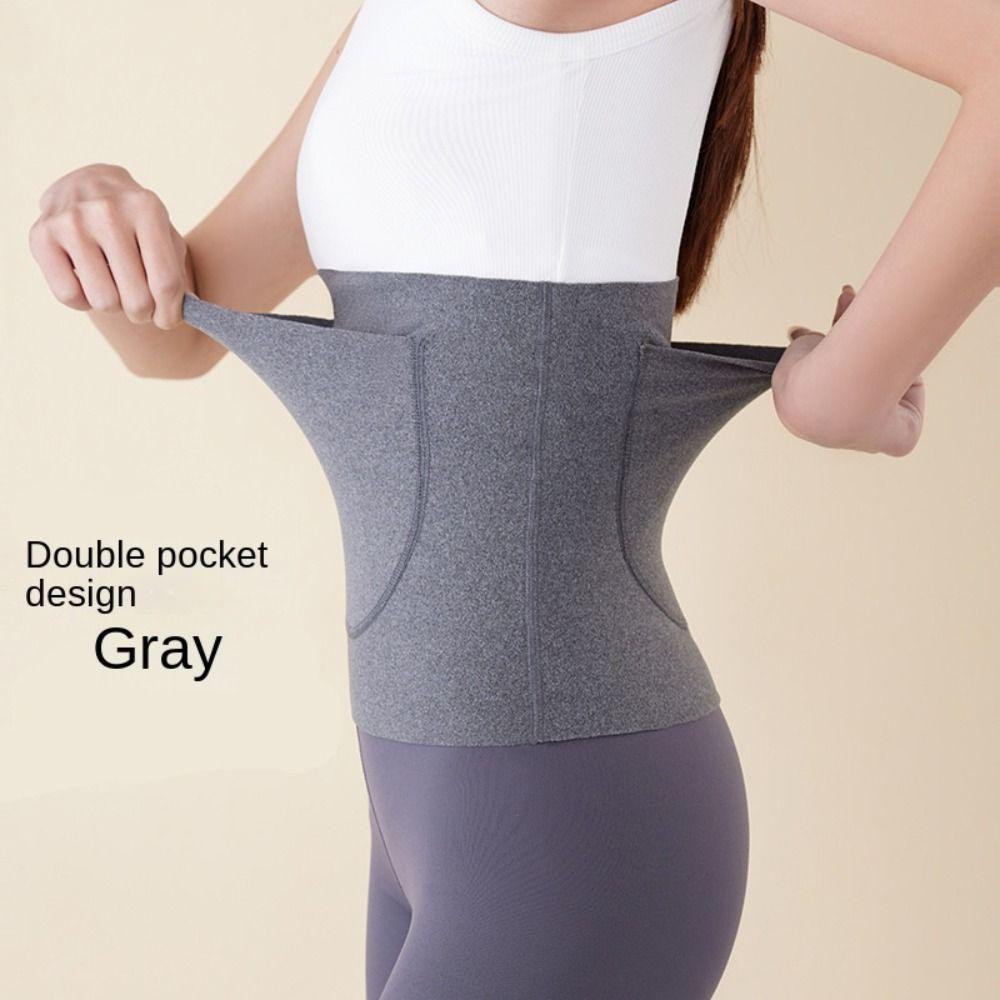 With Double Pocket Girdles Shapewear Thermal Warm Belt Healthy Waist Slim Body Shaper