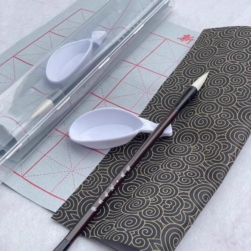 Стартовый набор для начинающих в каллиграфии: Набор для водного письма из 3 предметов, быстросохнущий, с кистью, для учеников начальной школы