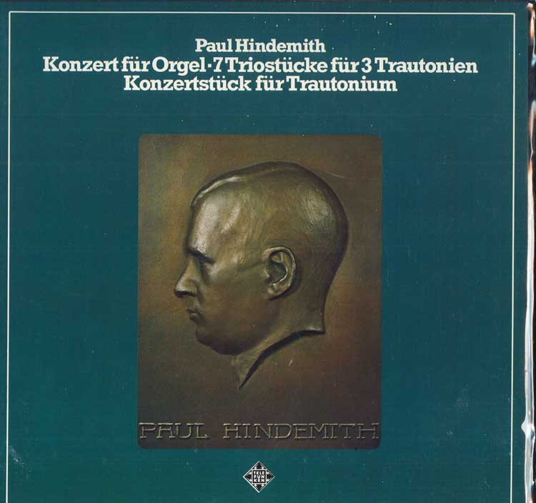 LP Record PAUL HINDEMITH HANS STADLMAIR MIL Konzert Fur Orgel 7 Triostucke Fu 642529 TELEFUNKEN 1980 Germany Classical Used