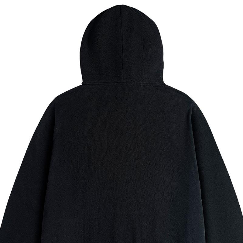 Polo Ralph Lauren FW23 Ski Bear Pattern Hooded Fleece Long Sleeve Sweatshirt Men Sweatshirt Black MNPOKNI16810464-B10