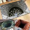 3D плошной оптический обман коврик для двери водопоглощающий коврик для двери спальни ковер для ванной комнаты домашний декор