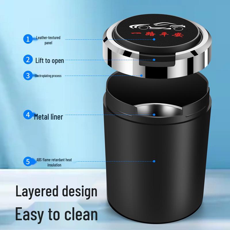 Lantu FREE Dreamer Multi-functional Metal Car Ashtray