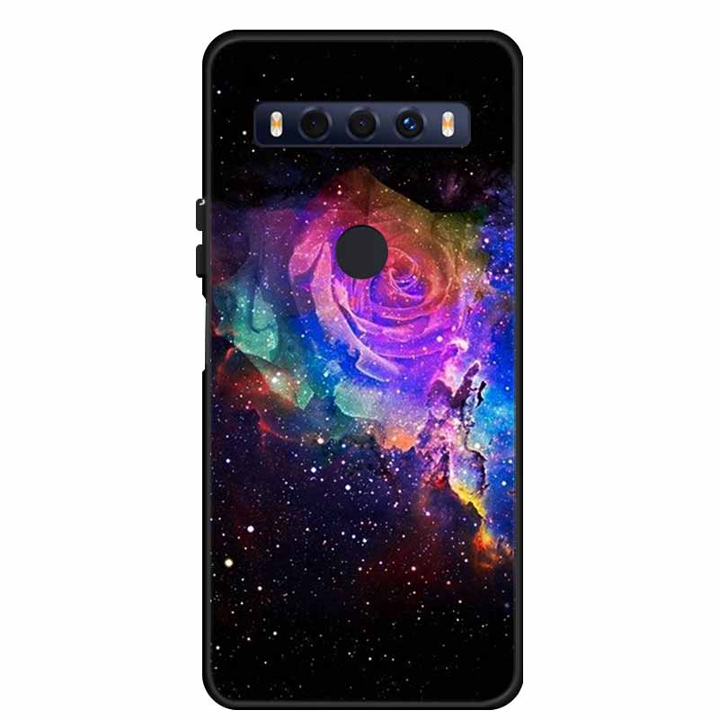 Для чехла TCL 10 SE 10SE Coque Черный ТПУ Силикон Мягкая задняя крышка Чехлы Для телефона TCL 10 SE 6.52" Funda Сумка Защитный чехол