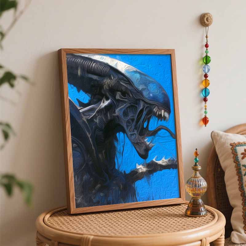 Disney Oil Painting DIY Digital Painting SciFi Movie Creature HandPainted Wall Art for the Living Room or Entryway.