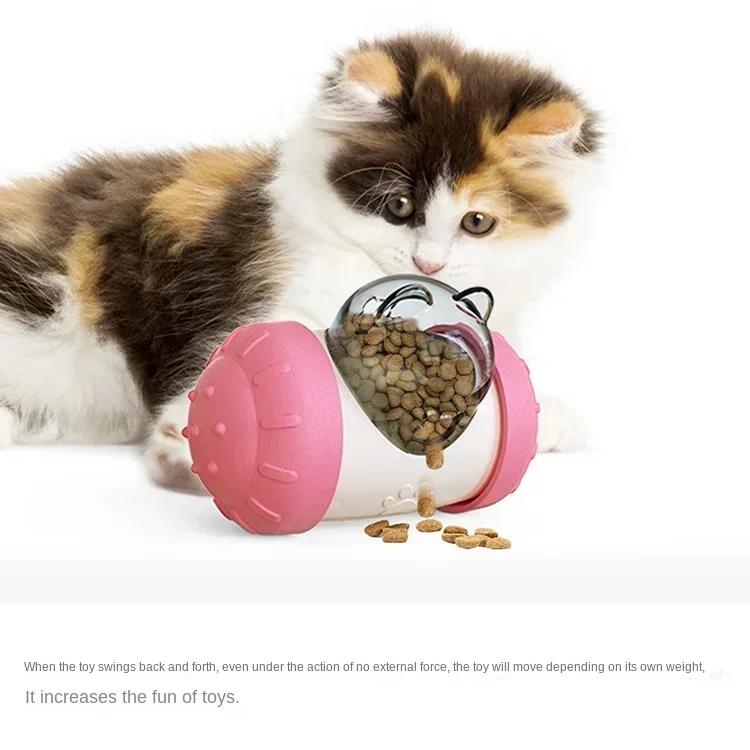 Новые игрушки для собак для маленьких собак, неваляшка, грузовик для медленной еды, протекающий мяч для еды, незаряженный качающийся медведь, интерактивная игрушка