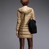 Women's Long Hooded Puffer Down Jacket - Ultra-Light Style