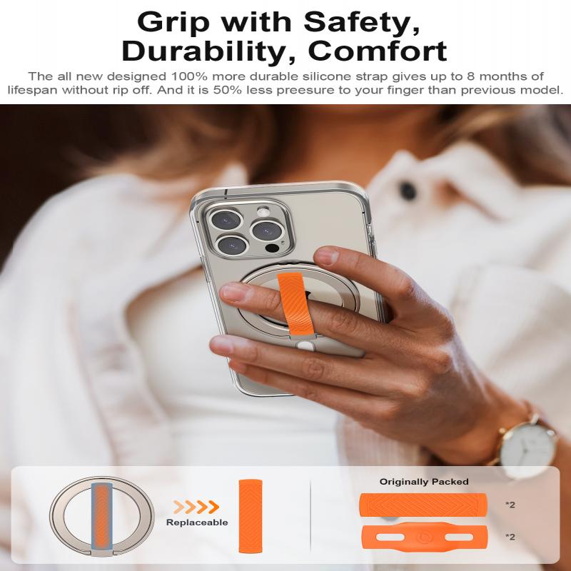 Сильный магнитный держатель для телефона, подходящий для держателя телефона Magsafe для iPhone 13, 14, 15 с ориентацией держателя телефона на 306 °